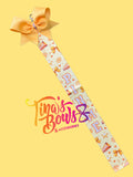Pin Me Ribbons - Yellow Cheer (Large)