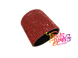 1.5" Ponytail Cuff - Ruby Red