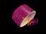 1" Ponytail Cuff - Hot Pink