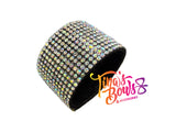 1" Ponytail Cuff - Crystal AB