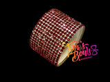 1" Ponytail Cuff - Garnet
