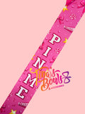 Pin Me Ribbons - Hot Pink Cheer (Small)