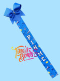 Pin Me Ribbons - Blue Cheer (Large)