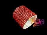 1.5" Ponytail Cuff - Ruby Red