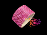 1" Ponytail Cuff - Pink Fairy Floss