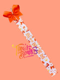 Pin Me Ribbons - Orange Cheer (Large)