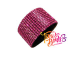 1" Ponytail Cuff - Hot Pink