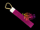1" Ponytail Cuff - Hot Pink