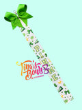 Pin Me Ribbons - Green Cheer (Large)