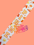 Pin Me Ribbons - Orange Cheer (Large)