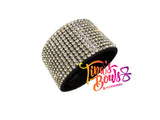 1" Ponytail Cuff - Crystal Sparkles
